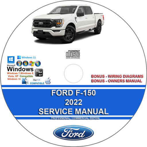Ford F-150 2022 Factory Workshop Service Repair Manual + Wiring Diagrams F150 F 150