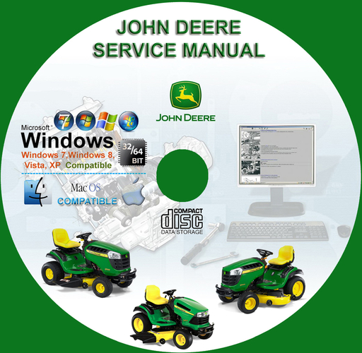 John Deere Lawn Tractors 130 160 165 175 180 185 Factory Service Repair Technical Manual TM1351