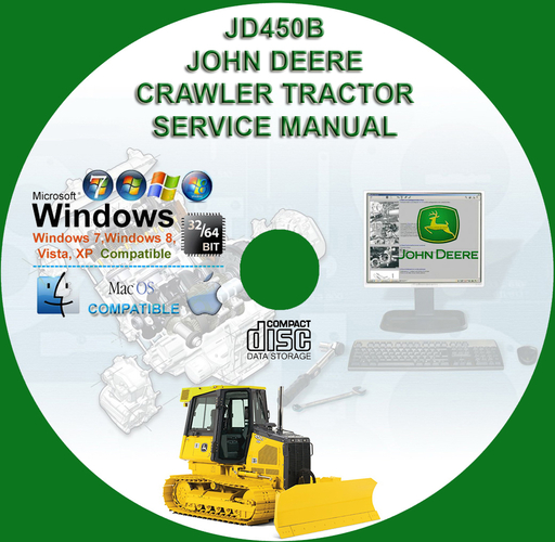 John Deere JD450B Crawler Tractor Factory Service Repair Workshop Manual TM1033
