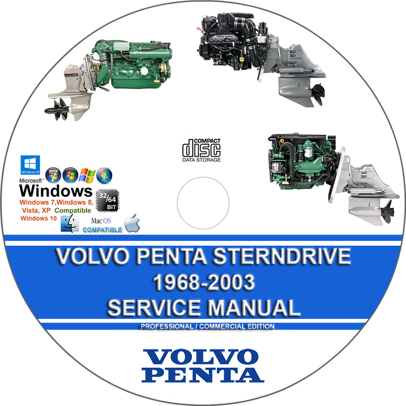 Volvo Penta Sterndrive 1978 1979 1980 1981 1982 1983 1984 1985 1986 ...