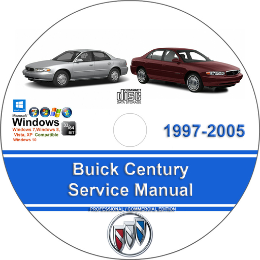 Buick Century 1997 1998 1999 2000 2001 2002 2003 2004 Factory Workshop Service Repair Manual + Wirings