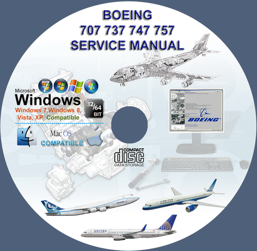Boeing 707 737 747 757 Factory Service Repair Technical Manual