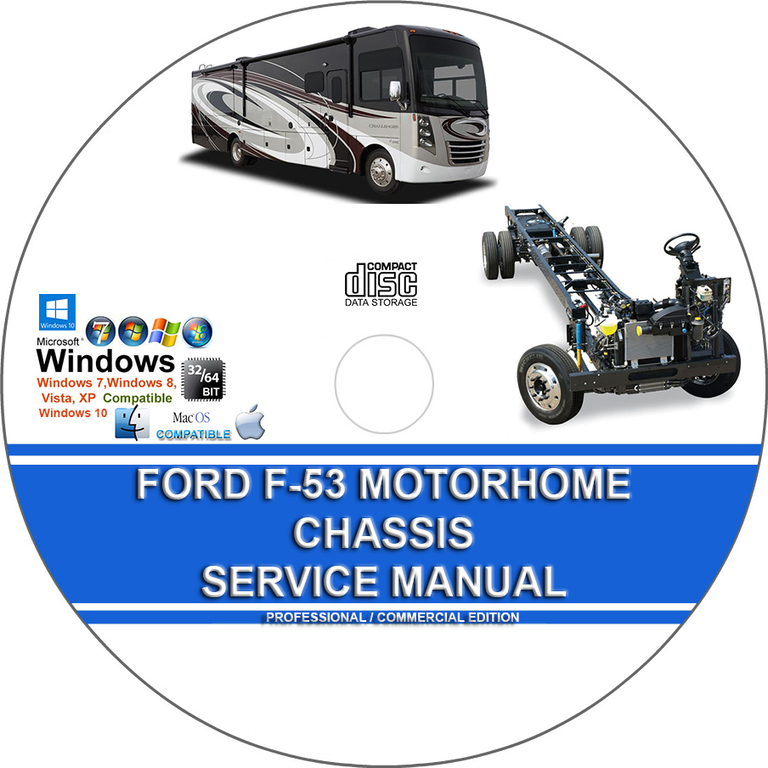 Ford F-53 Motorhome Chassis 2022 Factory Workshop Service Repair Manual + Wiring Diagrams F53 F ...