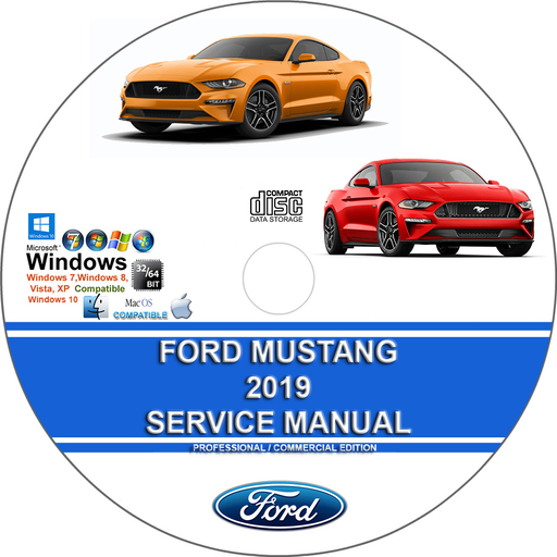 Ford Mustang 2019 Factory Workshop Service Repair Manual + Wiring Diagrams