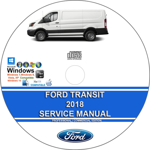 Ford Transit 2018 Factory Workshop Service Repair Manual + Wiring Diagrams