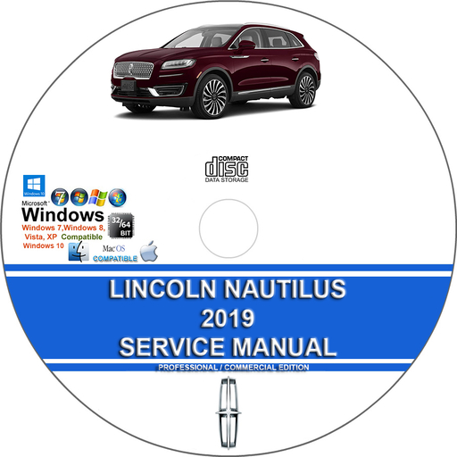 Lincoln Nautilus 2019 Factory Workshop Service Repair Manual + Wiring Diagrams