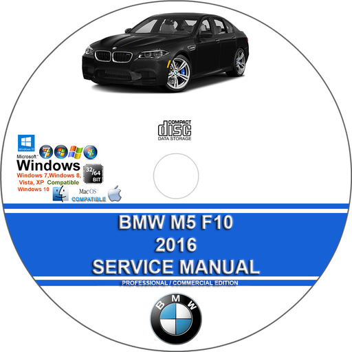 BMW M5 2016 F10 Factory Workshop Service Repair Manual + Wirings