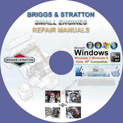 Briggs & Stratton Small Engine Factory Service Repair Manuals