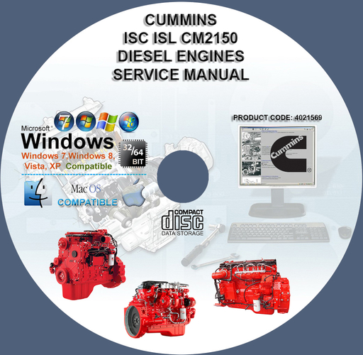 CUMMINS DIESEL ENGINES ISC ISL CM2150 FACTORY SERVICE REPAIR MANUAL