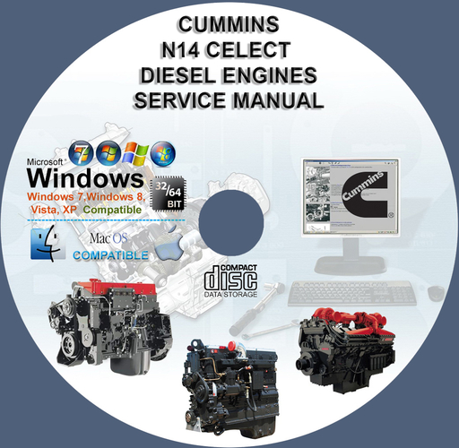 CUMMINS DIESEL ENGINES CELECT N14 FACTORY SERVICE REPAIR MANUAL