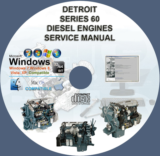 Detroit Diesel Series 60 Diesel / Natural Gas Engine Factory Service Repair Manual 6SE483