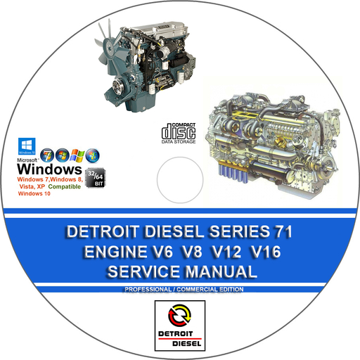 Detroit Diesel Series 71 Engines Factory Service Repair Manual