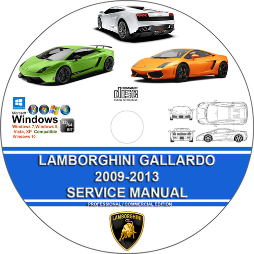 Lamborghini Gallardo LP-560 2009 2010 2011 2012 2013 Factory Service Repair Manual
