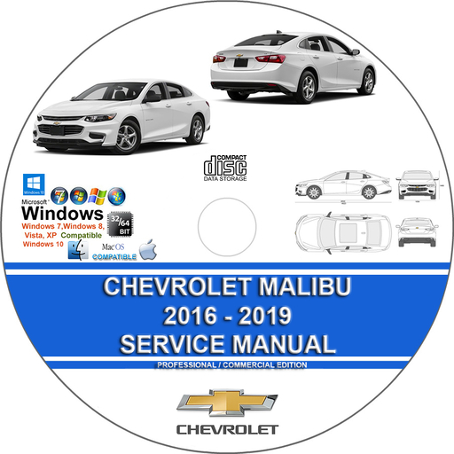 Chevrolet Malibu 2016 2017 2018 2019 Factory Service Repair Manual + Wirings