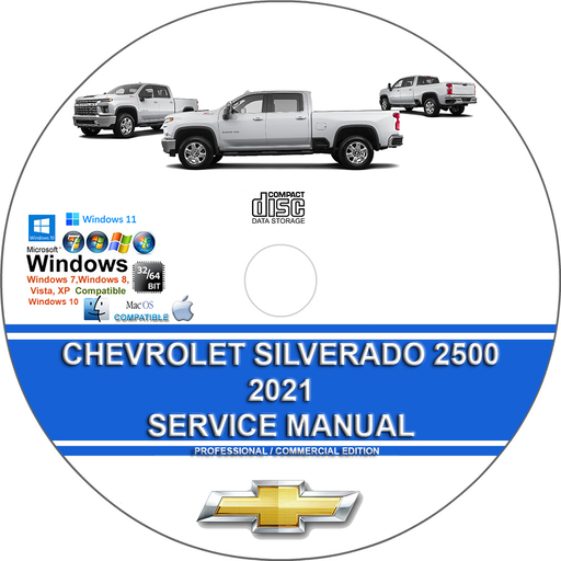 Chevrolet Silverado 2500 3500 2021 Factory Workshop Service Repair Manual
