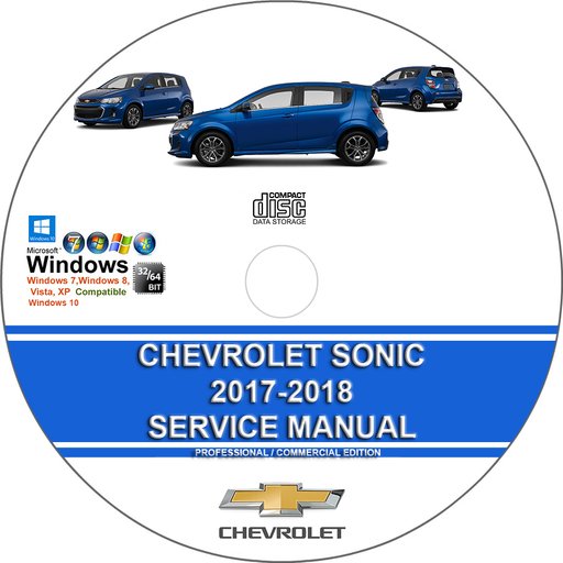 Chevrolet Sonic 2017 2018 Factory Service Repair Manual + Wirings