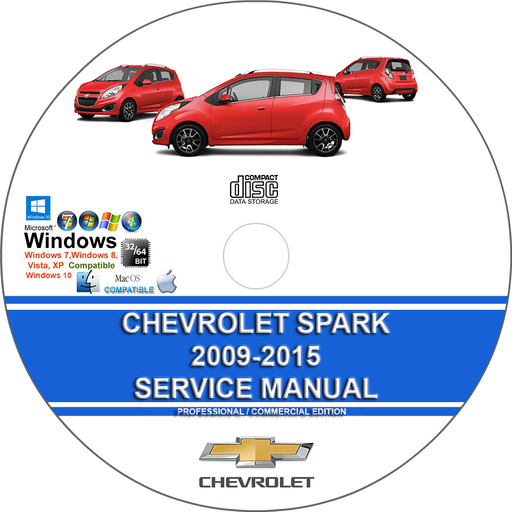 Chevrolet Spark 2009 2010 2011 2012 2013 2014 2015 Factory Service Repair Manual + Wirings