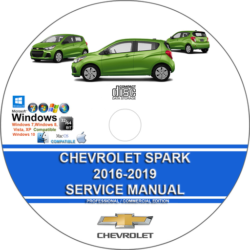 Chevrolet Spark 2016 2017 2018 2019 Factory Service Repair Manual + Wirings