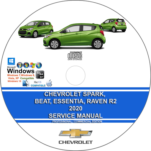 Chevrolet Spark Beat Essentia Ravon R2 2020 Factory Workshop Service Repair Manual