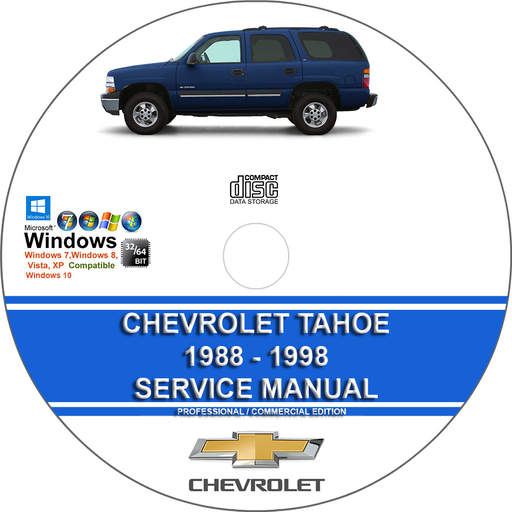 Chevrolet Tahoe 1988 1989 1990 1991 1992 1993 1994 1995 1996 1997 1998 Factory Service Repair Manual + Wirings