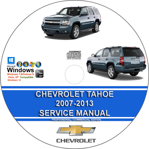 Chevrolet Tahoe 2010 2011 2012 2013 Factory Service Repair Manual + Wirings