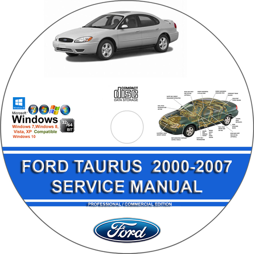 Ford Taurus 2000 2001 2002 2003 2004 2005 2006 2007 Factory Service Repair Manual