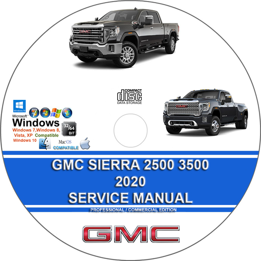 GMC Sierra 2500 3500 2020 Factory Workshop Service Repair Manual