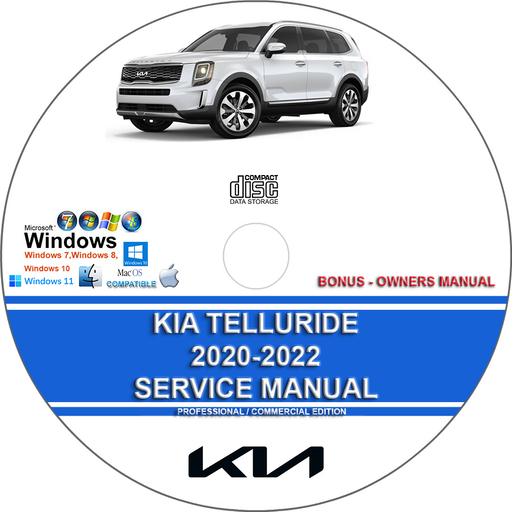 Kia Telluride 2020 2021 2022 Factory Service Repair Manual