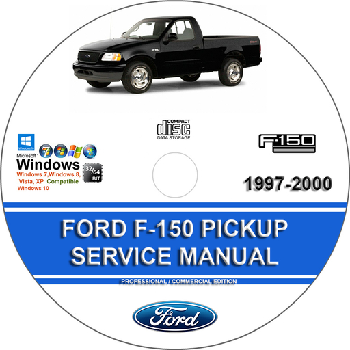 Ford Pickup F150 1997 1998 1999 2000 Factory Service Repair Manual F-150 + Wiring