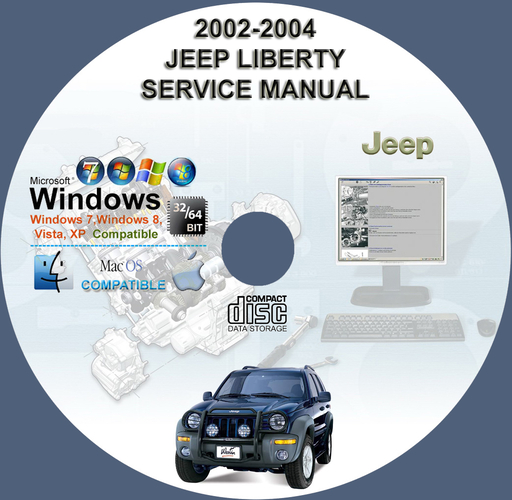 Jeep Liberty 2002 2003 2004 Factory Service Repair Manual + Wirings
