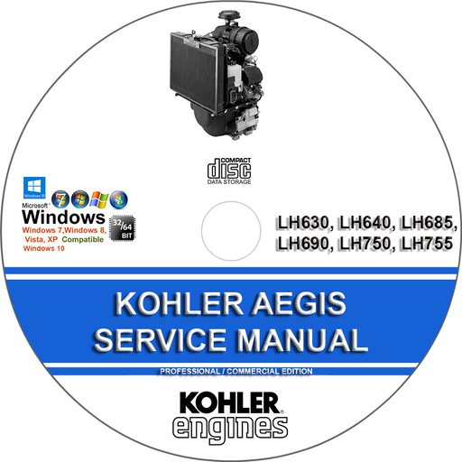 Kohler AEGIS LH630 LH640 LH685 LH690 LH750 LH755 Factory Service Repair Manual