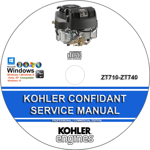 Kohler Confidant ZT710-ZT740 Factory Service Repair Manual