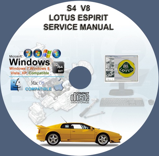 LOTUS ESPIRIT S4 V8 1993 1994 1995 1996 1997 1998 FACTORY SERVICE REPAIR MANUAL