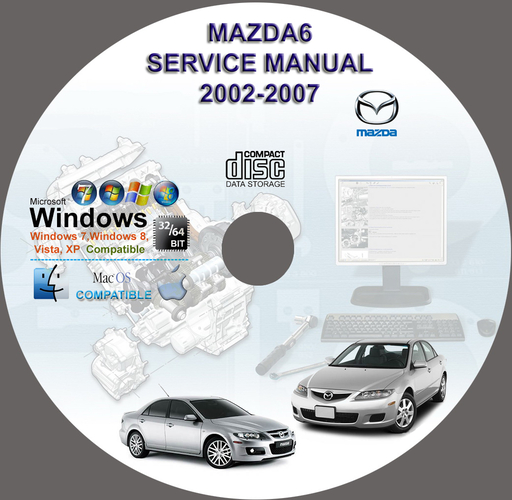 MAZDA6 2002 2003 2004 2005 2006 2007 FACTORY SERVICE REPAIR WORKSHOP MANUAL + Wiring