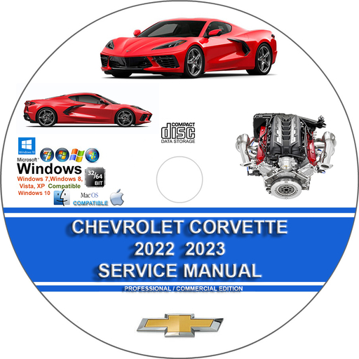 Chevrolet Corvette 2022 2023 5.5L 6.2L Factory Workshop Service Repair Manual