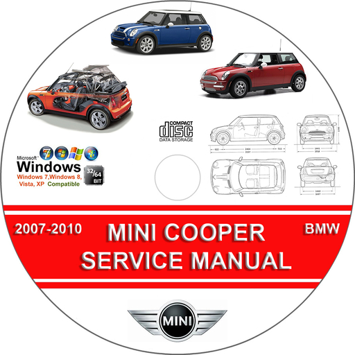 MINI COOPER and S & CONVERTIBLE 2007 2008 2009 2010 FACTORY SERVICE REPAIR MANUAL