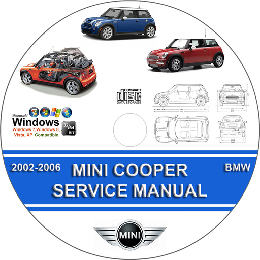 MINI COOPER and S & CONVERTIBLE 2002 2003 2004 2005 2006 FACTORY SERVICE REPAIR MANUAL + WIRING