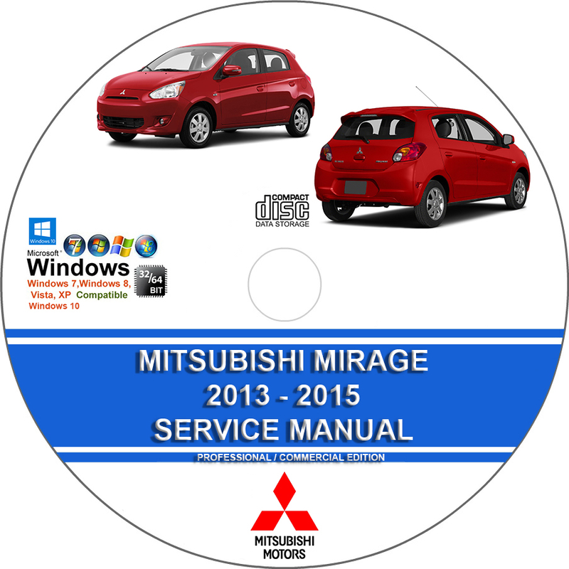 2014 MITSUBISHI MIRAGE OWNER S MANUAL visual data 4