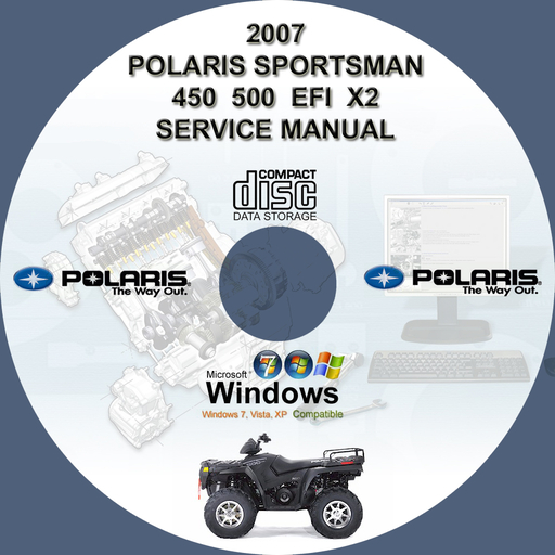 POLARIS SPORTSMAN ATV 450 500 X2 EFI SERVICE REPAIR MANUAL