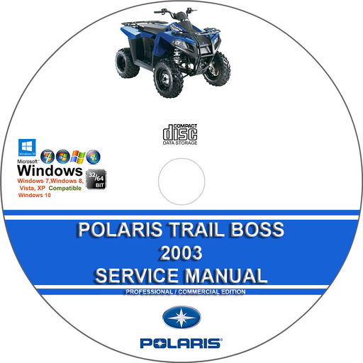 POLARIS TRAIL BOSS 2003 Service Repair Manual + Wiring