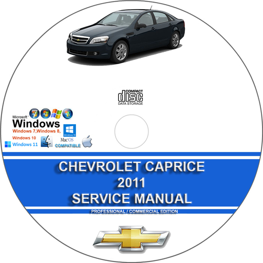 Chevrolet Caprice 2011 4.8L 5.3L 6.0L 6.2L 7.0L Factory Workshop Service Repair Manual