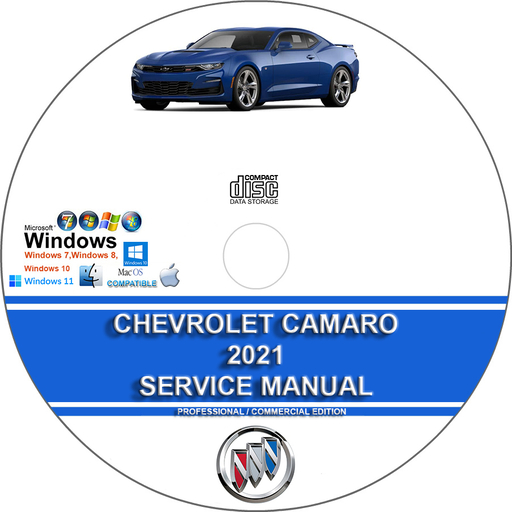 Chevrolet Camaro 2021 2.0L 3.6L 6.2L LT1 LT4 Factory Workshop Service Repair Manual