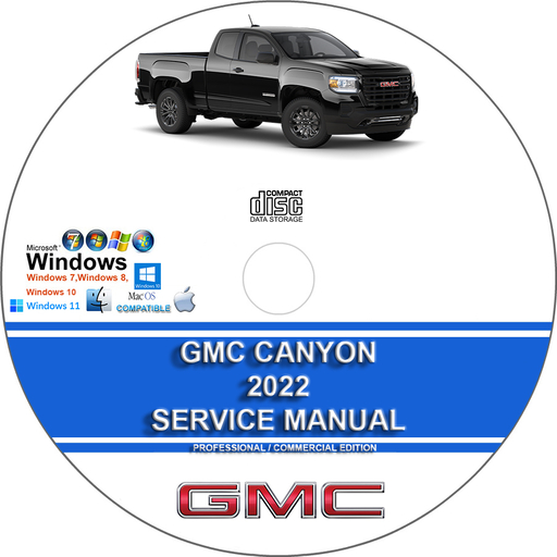 GMC Canyon 2022 Factory Workshop Service Repair Manual