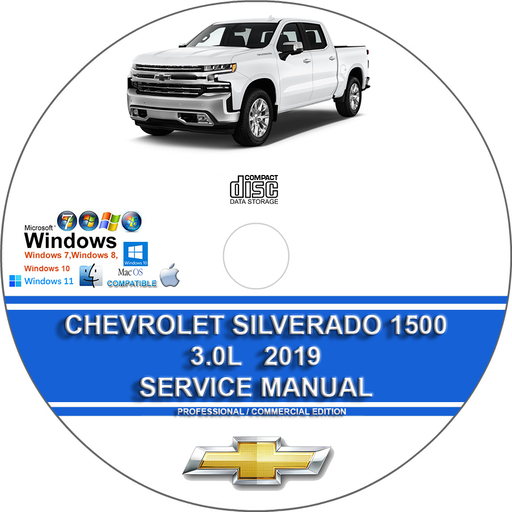 Chevrolet Silverado 1500 3.0L 2019 Factory Workshop Service Repair Manual