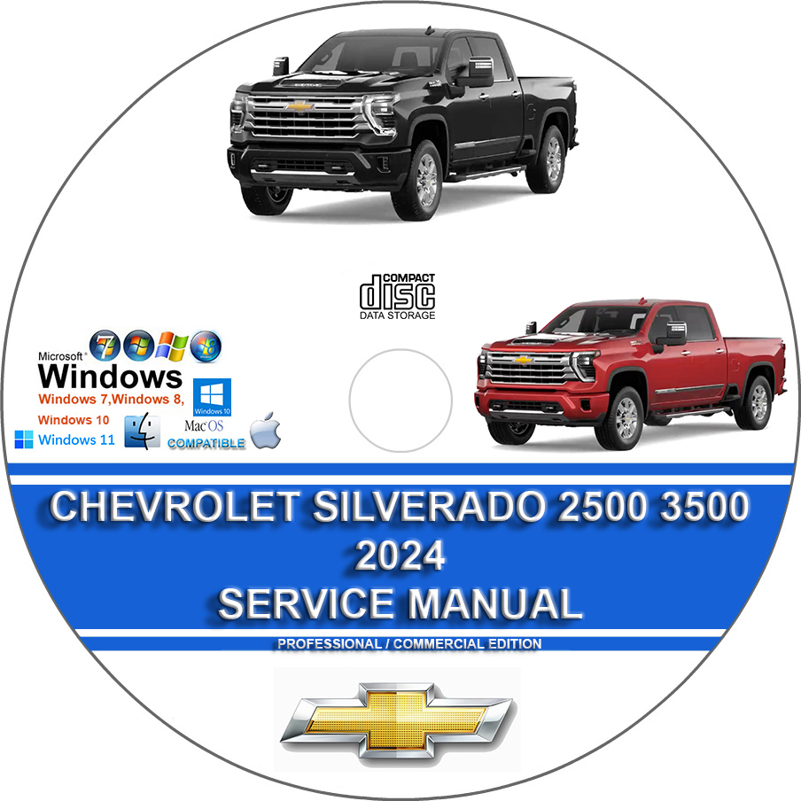 Chevrolet Silverado 2500 3500 6.6L 2024 Factory Service Repair