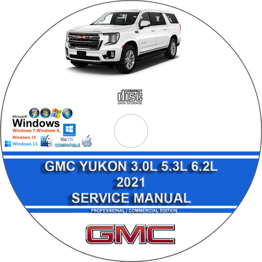 GMC Yukon 3.0L 5.3L 6.2L 2021 Factory Workshop Service Repair Manual