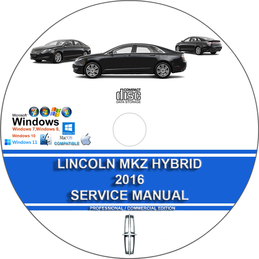 Lincoln MKZ Hybrid 2016 Factory Workshop Service Repair Manual