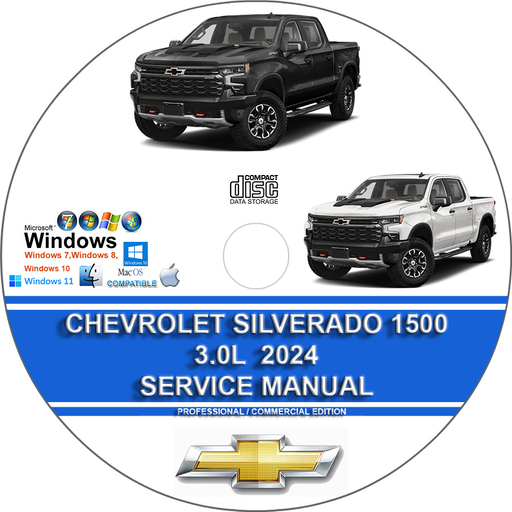 Chevrolet Silverado 1500 3.0L Diesel 2024 Factory Workshop Service Repair Manual
