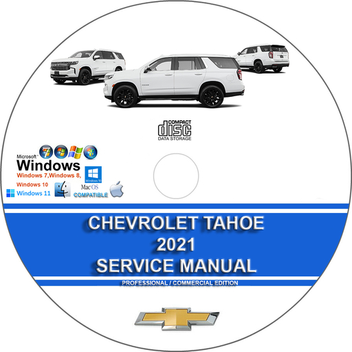 Chevrolet Tahoe 5.3L 6.2L 3.0L Diesel 2021 Factory Workshop Service Repair Manual