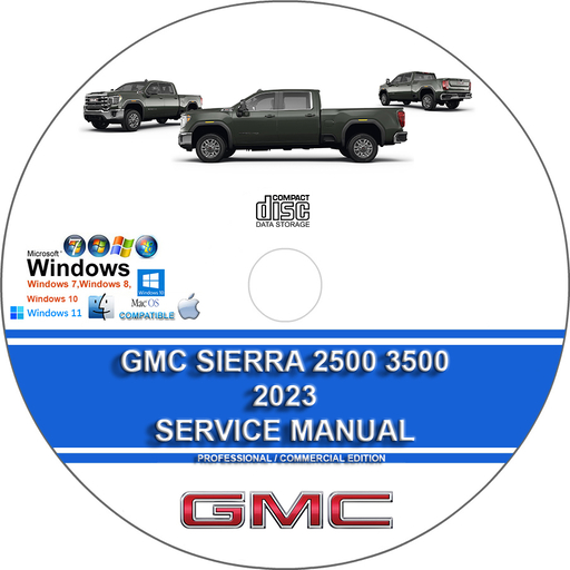 GMC Sierra 2500 3500 2023 Factory Workshop Service Repair Manual